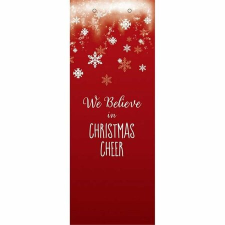 WRAP-ART Believe Christmas Cheer Wine Bag, Red 27027
